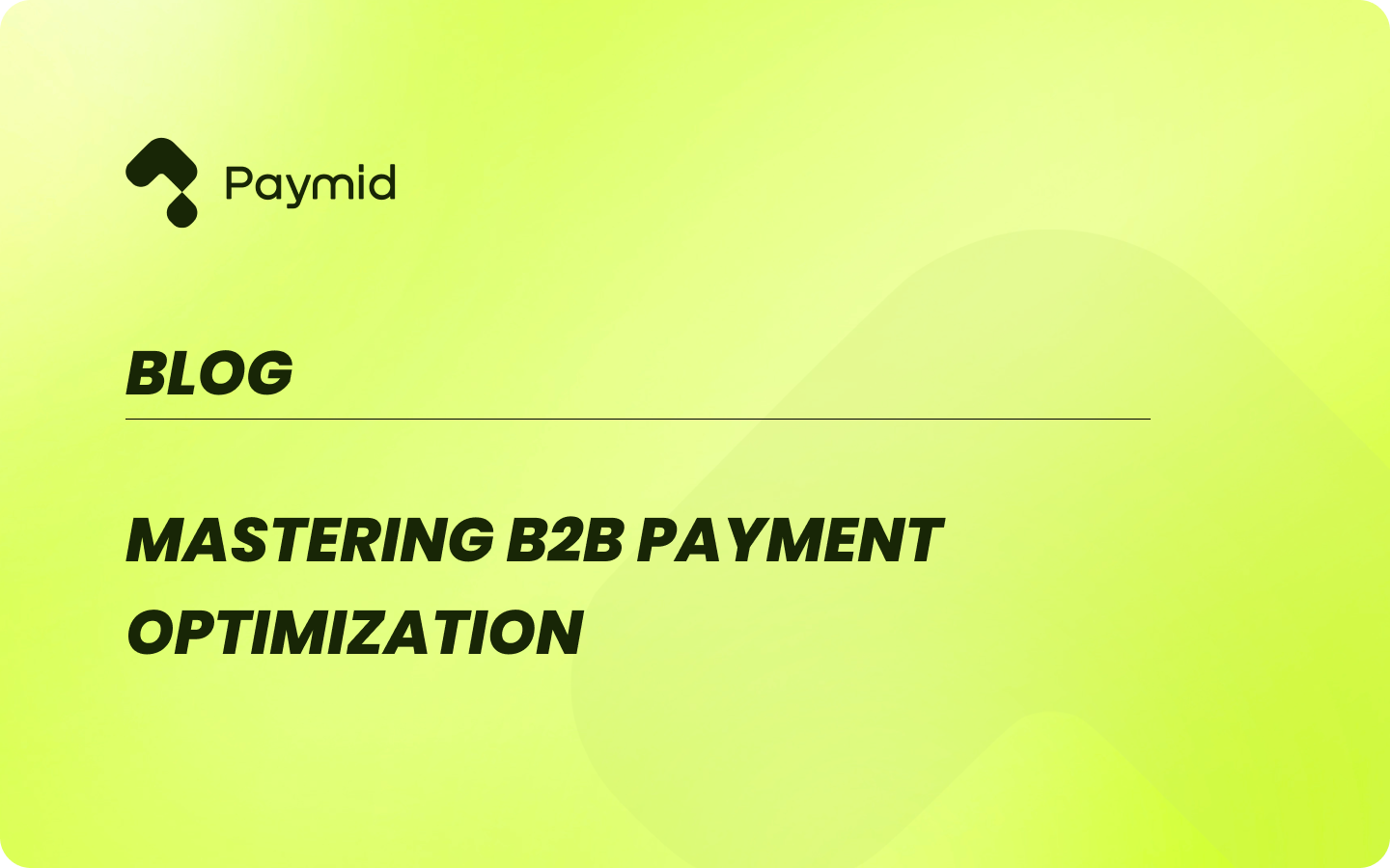 Mastering B2B Payment Optimization [Expert Tips] | Paymid
